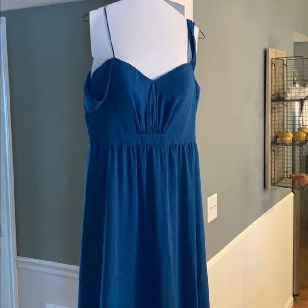Full-length prom dress (16 Tall). Worn once.